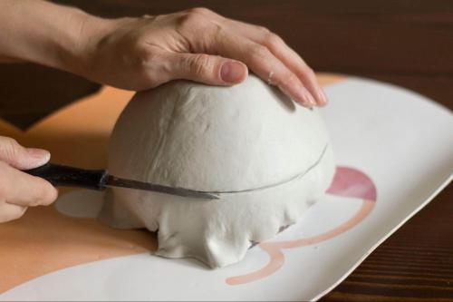 Какую форму тары лучше использовать в качестве основы для вазы. Создание чаши из самоотвердевающей пасты