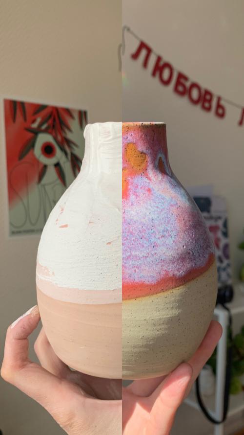 Какие шаги необходимы для такой вазы. Процесс создания керамической вазы на гончарном круге