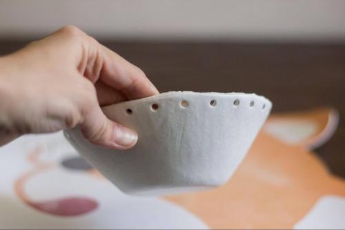 Какую форму тары лучше использовать в качестве основы для вазы. Создание чаши из самоотвердевающей пасты