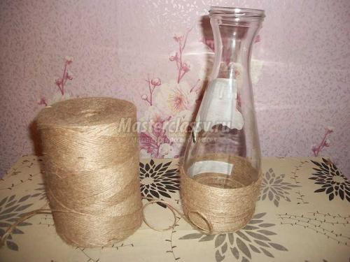 Как сделать вазу из шпагата и клея своими руками: пошаговая инструкция 17