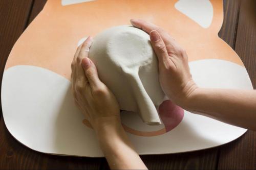 Какую форму тары лучше использовать в качестве основы для вазы. Создание чаши из самоотвердевающей пасты