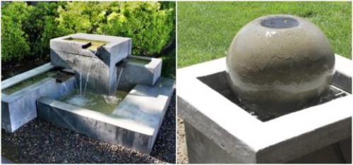 Малые архитектурные формы из бетона. Особенности материала