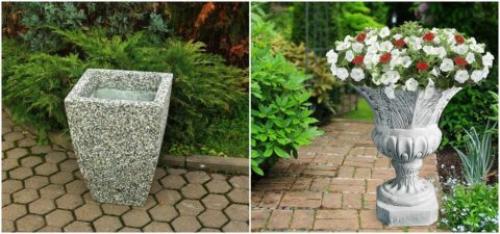 Малые архитектурные формы из бетона. Особенности материала