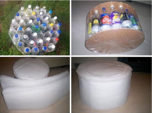 Какие другие материалы можно использовать вместе с бутылкой из-под йогурта для украшения. Идеи поделок для сада и огорода 2025 из пластиковых бутылок