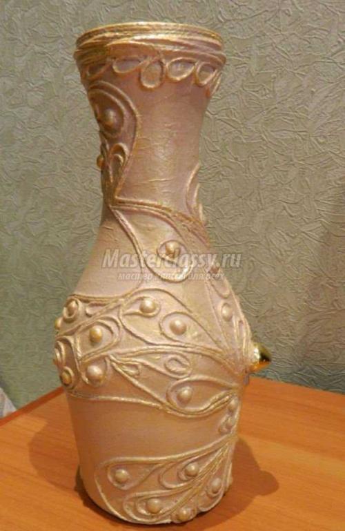 Креативный мастер-класс: Ваза из пластиковой бутылки и веревки 21 Креативный мастер-класс: Ваза из пластиковой бутылки и веревки 21