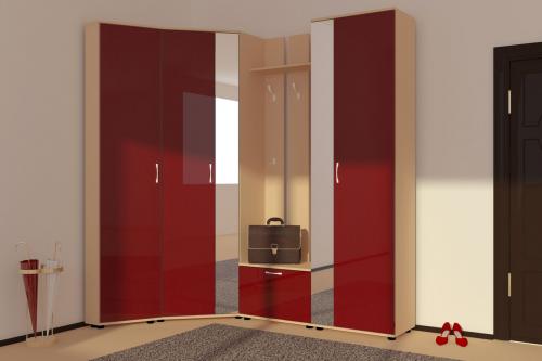 Угловая прихожая для маленького коридора. Маленькие хитрости