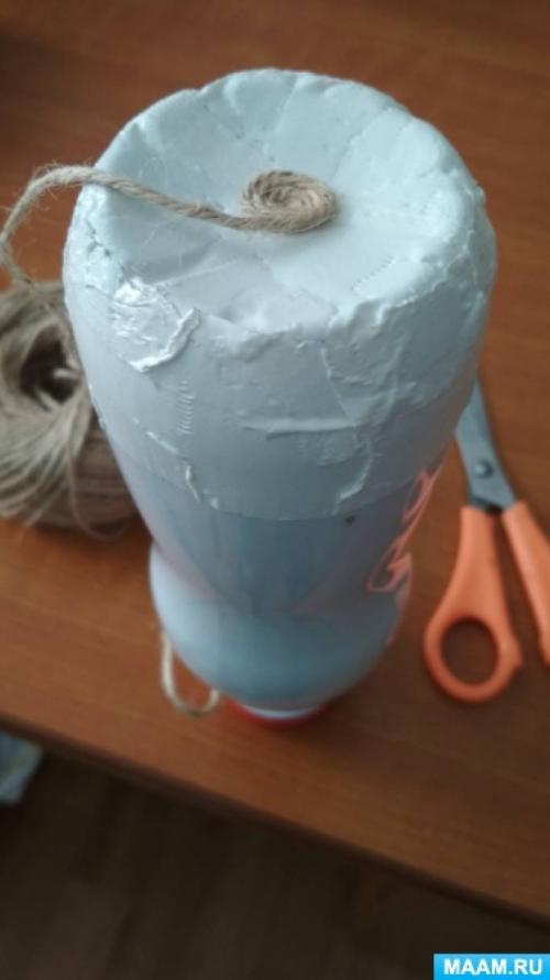 Как закрепить шпагат на бутылке, чтобы он не распался. Мастер-класс «Оформление бутылок шпагатом, нитками»