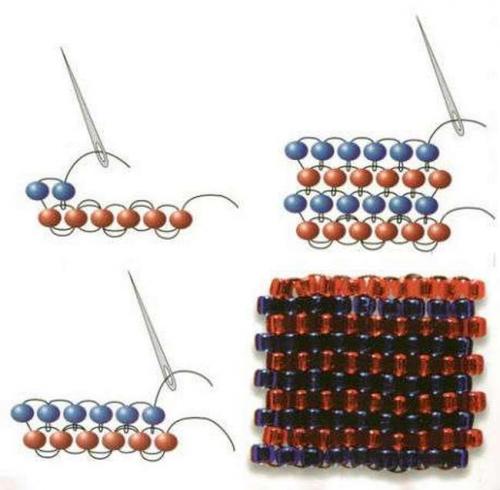 Какие простые техники плетения подойдут для начинающих. Простые техники плетения бисером для начинающих