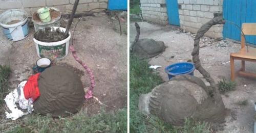 Скульптуры из бетона своими руками. Лебеди