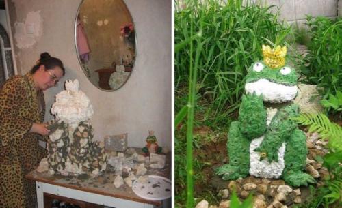 Скульптуры из бетона своими руками. Лебеди