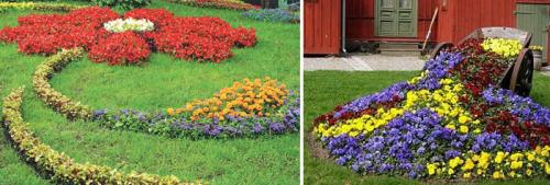 Клумба своими руками из подручных материалов. Виды