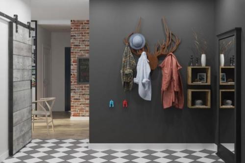 Дизайн прихожей в современном стиле. Цветовые решения