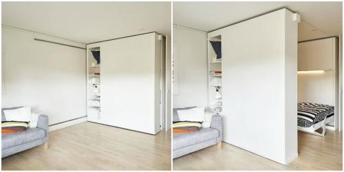 Подвижные стены для небольших квартир. Передвижные стены в квартире