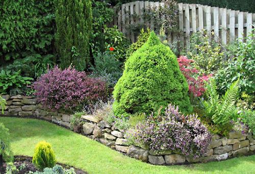 Клумба из камня своими руками. Разновидности 10