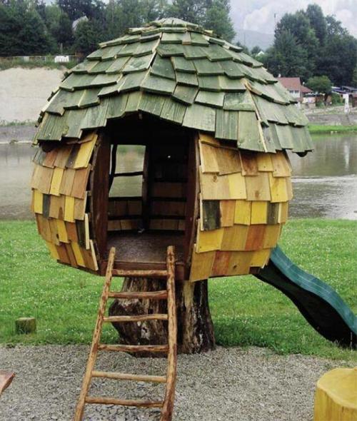 Чертеж домика на дереве. Как сделать домик на дереве для детей на даче – инструкция, фото