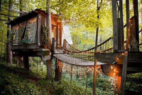 Чертеж домика на дереве. Как сделать домик на дереве для детей на даче – инструкция, фото