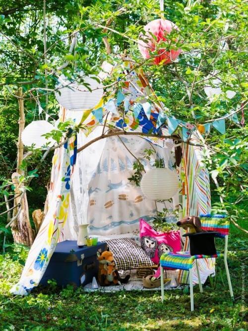 Шалаш детский своими руками. Как сделать шалаш для детей своими руками: уголок сказок и мечтаний