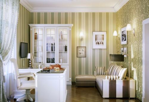 Декор одной стены в гостиной. Выбора цвета стен 19