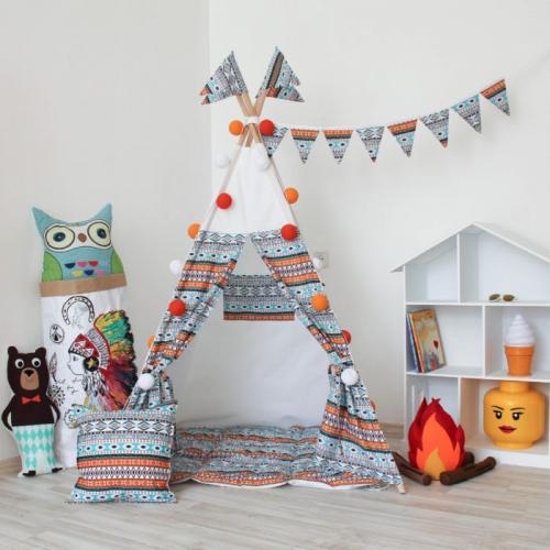 Выкройки детского вигвама. Вигвам для детей