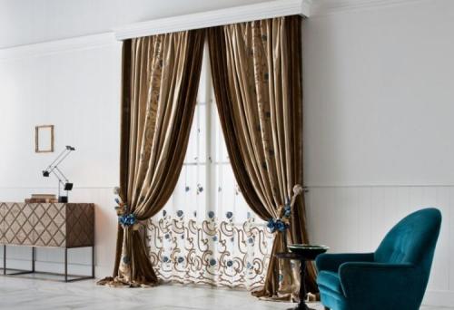 Какие современные стили дизайна портьер для зала самые популярные. Шторы для гостиной (90 фото): виды, красивые идеи