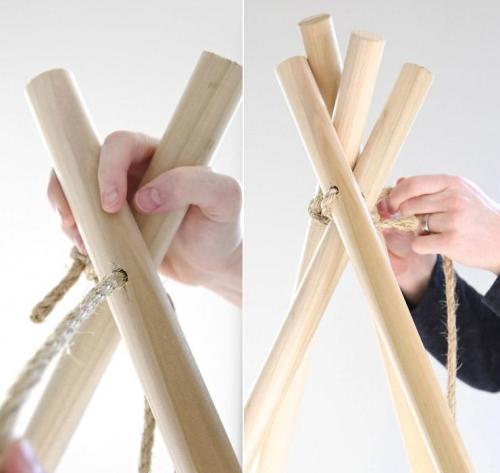 Вигвам для детей своими руками. Вигвам своими руками: выкройки, размеры, мастер-классы