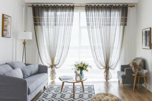 Красивые шторы в гостиную в стиле современная. Виды штор для гостиной