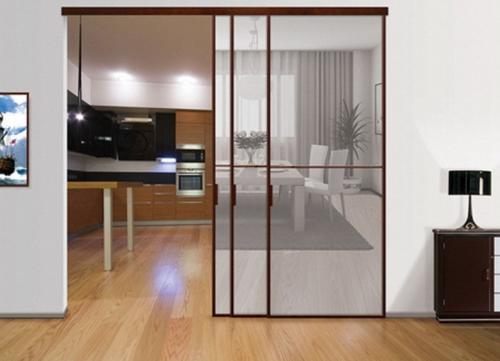 Разнообразные варианты раздвижных стен и перегородок.. Два основных механизма крепления раздвижных перегородок 05