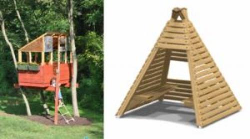 Шалаш для детей на дачу. Устройство шалаша для детей своими руками пошагово 02