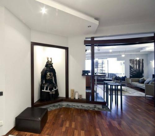 9 особенностей японского интерьера. Дизайн квартиры в японском стиле: Спокойствие вашего дома. 220+ (Фото) Интерьера в разных комнатах (кухня, гостиная, ванная)