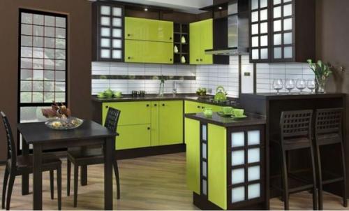 Кухня в Японском стиле. Варианты кухонной мебели для японского интерьера