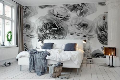 Модные обои для спальни. Стили интерьеров