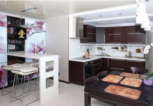 Кухня в японском стиле. Варианты кухонной мебели для японского интерьера