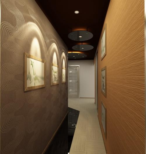 Как использовать зеркала в дизайне узкого коридора для визуального расширения пространства. Ярко выраженная фактурность отделочных материалов — особый способ расширения пространства