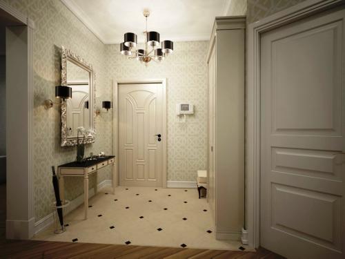 Узкая прихожая: как выбрать идеальные обои для коридора 11