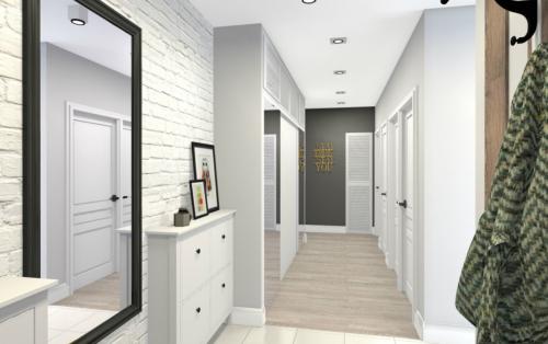 Узкая прихожая: как выбрать идеальные обои для коридора 02