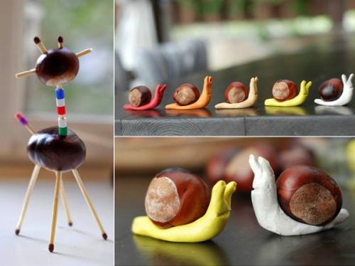 Легкие поделки из природного материала. Растительные материалы