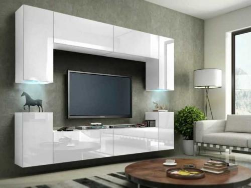Виды стенок в гостиную. Стенка в гостиную: 120 фото современных моделей и новинок дизайна мебели для зала