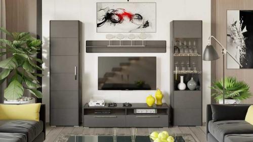 Виды стенок в гостиную. Стенка в гостиную: 120 фото современных моделей и новинок дизайна мебели для зала