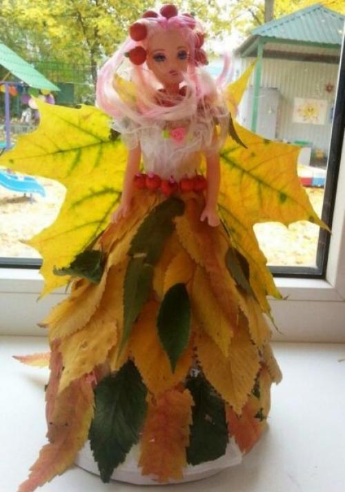 Осенние поделки из листьев своими руками (все новинки для детей детского сада и школы)