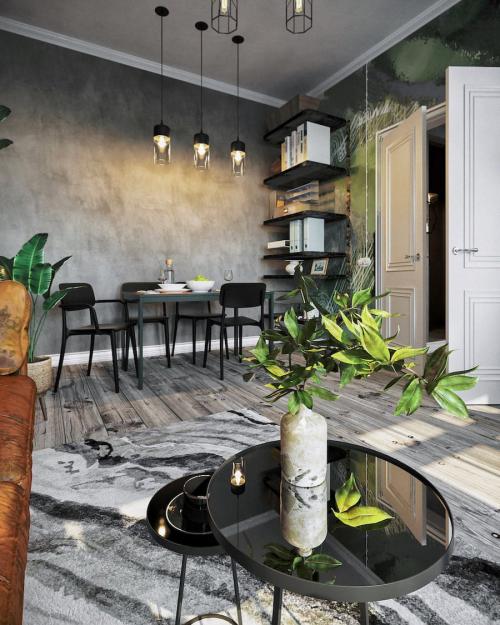 Как можно расположить растения дома. Оформление интерьера с помощью комнатных растений 32