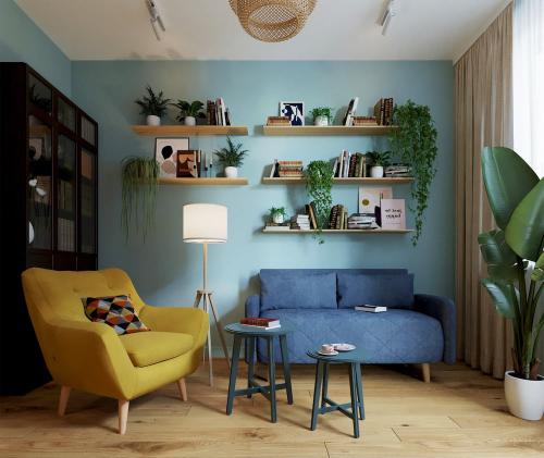 Как можно расположить растения дома. Оформление интерьера с помощью комнатных растений 33