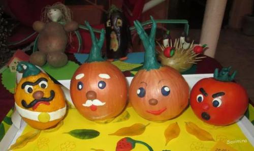 Поделки с овощей на выставку. Поделки из овощей и фруктов своими руками для выставки