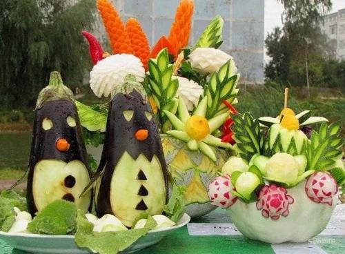 Поделки с овощей на выставку. Поделки из овощей и фруктов своими руками для выставки
