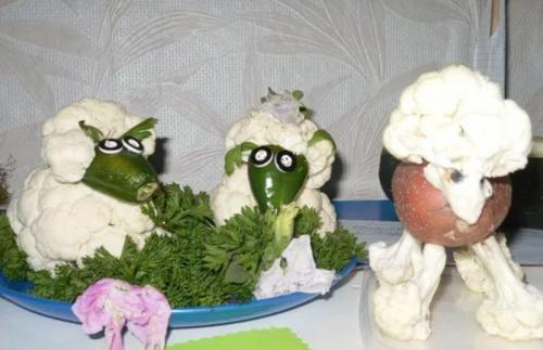 Поделки с овощей на выставку. Поделки из овощей и фруктов своими руками для выставки