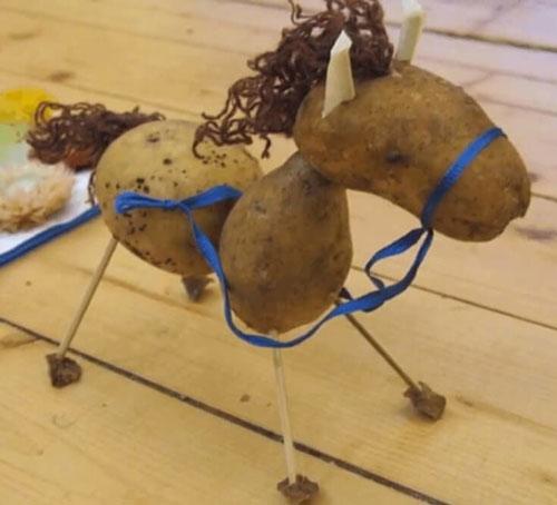 Поделки из овощей для детей. Поделки на тему осень из овощей для детского сада: 100 идей