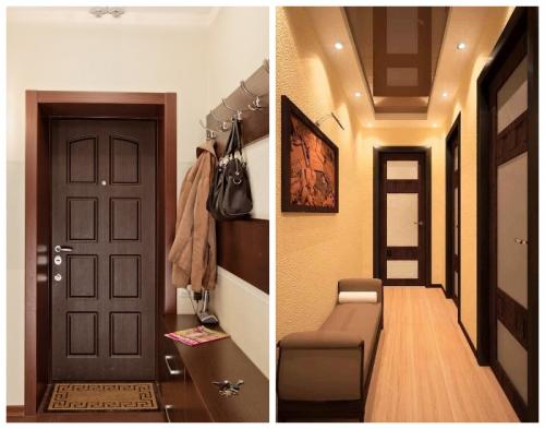 Как максимально повысить функциональность узкой прихожей.  Умелый подбор цветовой палитры