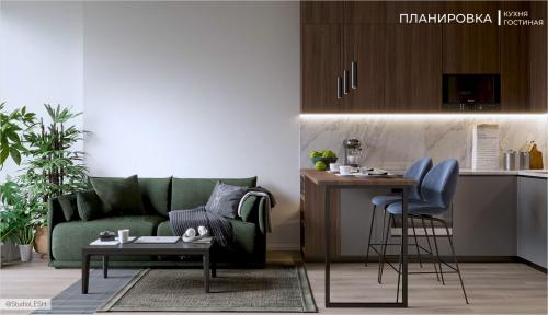 Создание комфортной кухни-студии с гостиной: основные принципы дизайна 05 Создание комфортной кухни-студии с гостиной: основные принципы дизайна 05