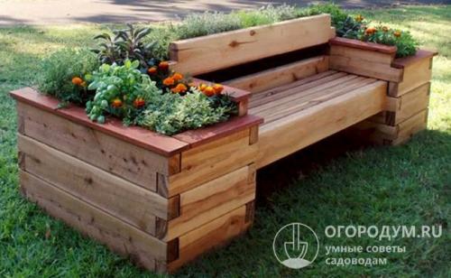 Клумба своими руками из досок. Разнообразие форм и применение