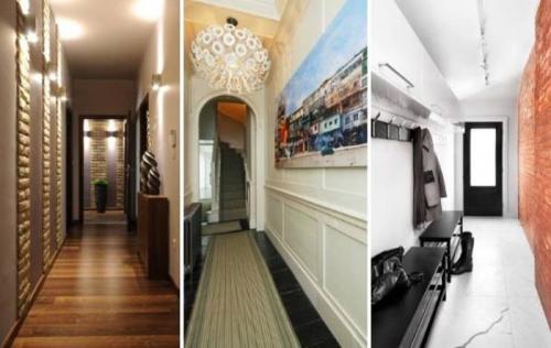 Как использовать вертикальное пространство в узкой прихожей. Умелый подбор цветовой палитры