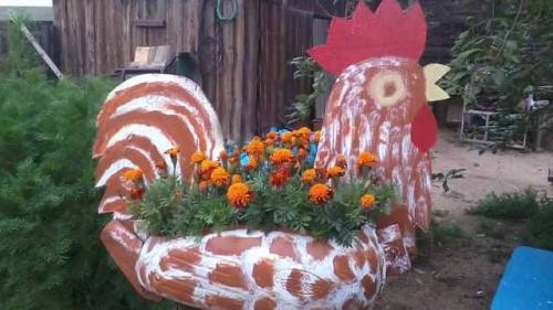 Клумбы своими руками из подручных средств. Необычные цветники своими руками: 100 идей из подручных материалов 11 Клумбы своими руками из подручных средств. Необычные цветники своими руками: 100 идей из подручных материалов 11